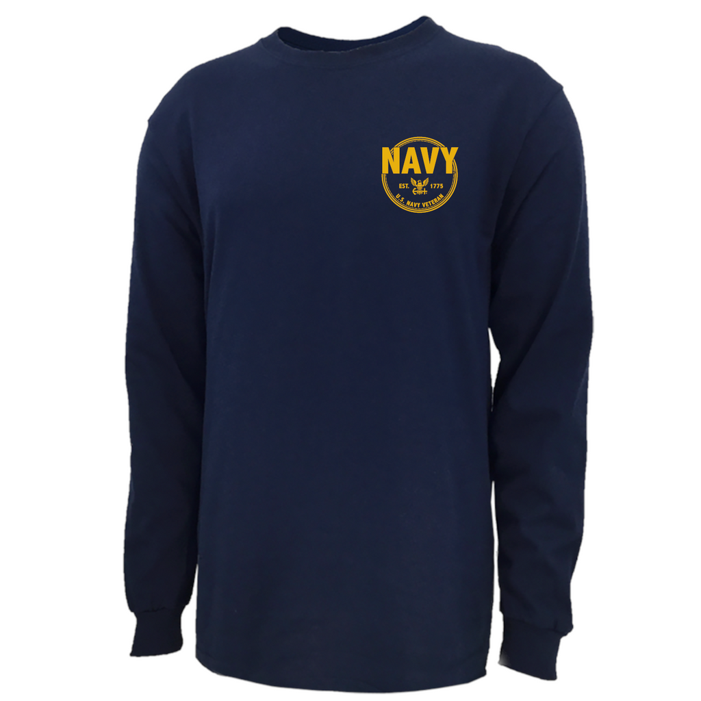 Navy Veteran Long Sleeve T-Shirt