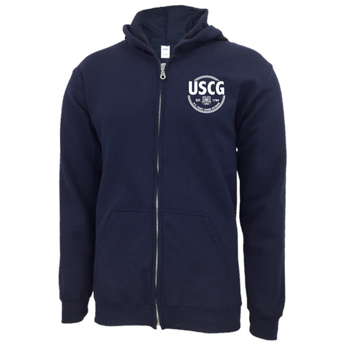 Coast Guard Veteran Full-Zip Hood