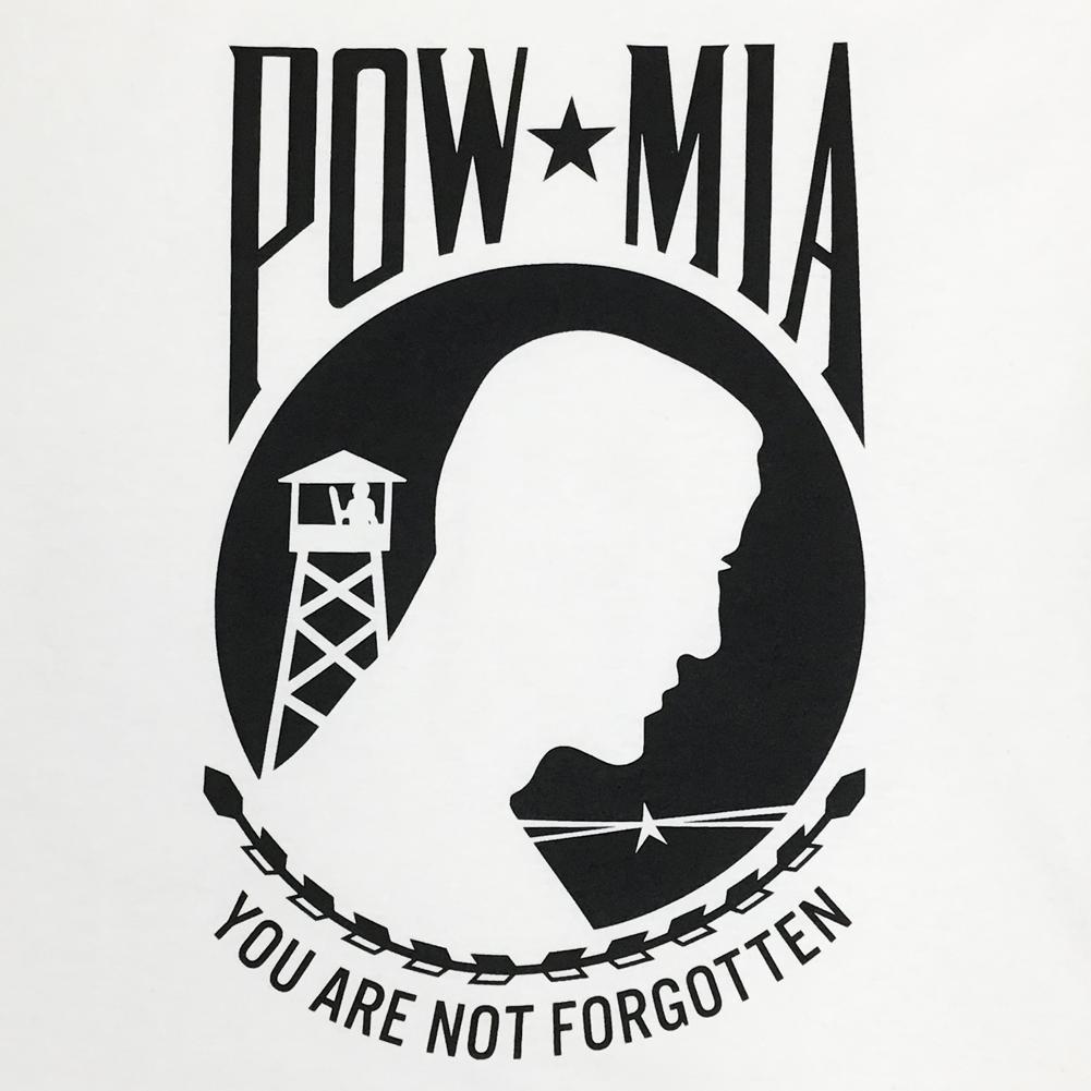 POW MIA T-SHIRT (WHITE) 2