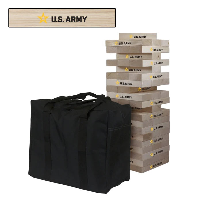 U.S. Army Wooden Tumble Tower Game