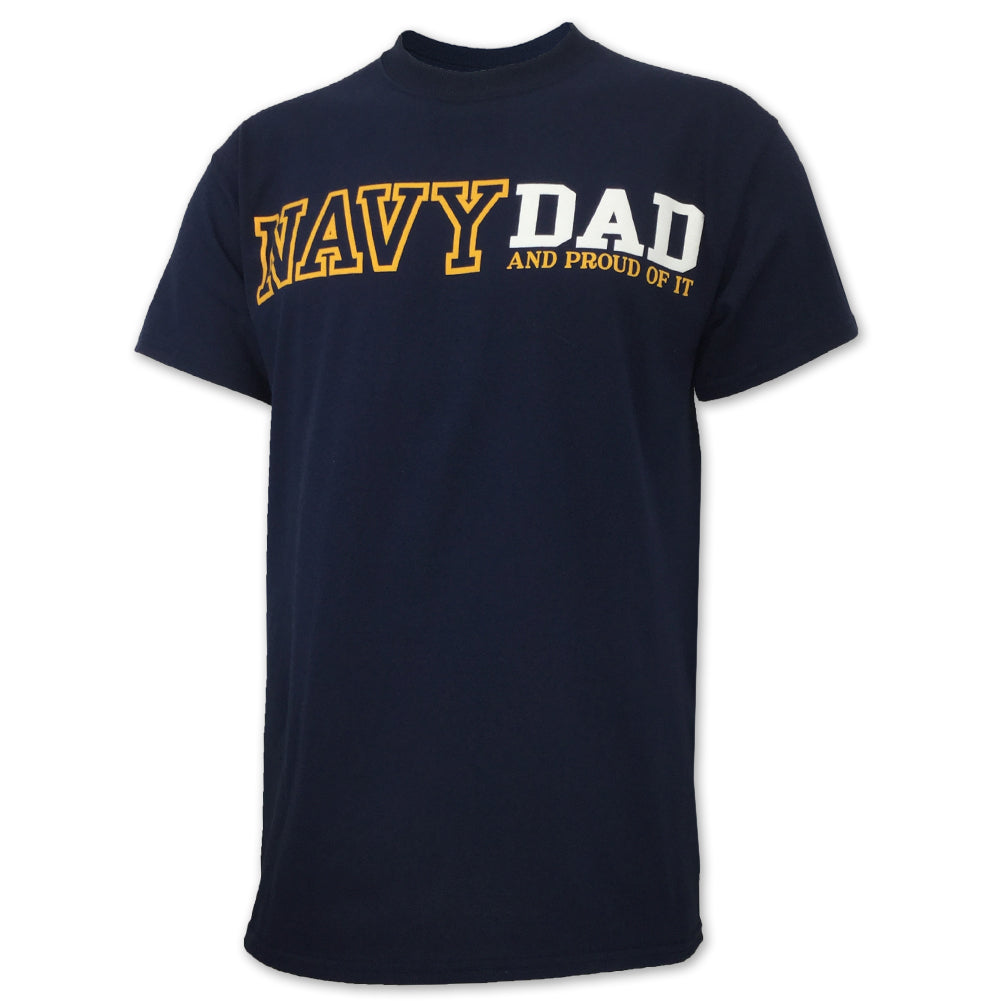 PROUD NAVY DAD T-SHIRT (NAVY) 3