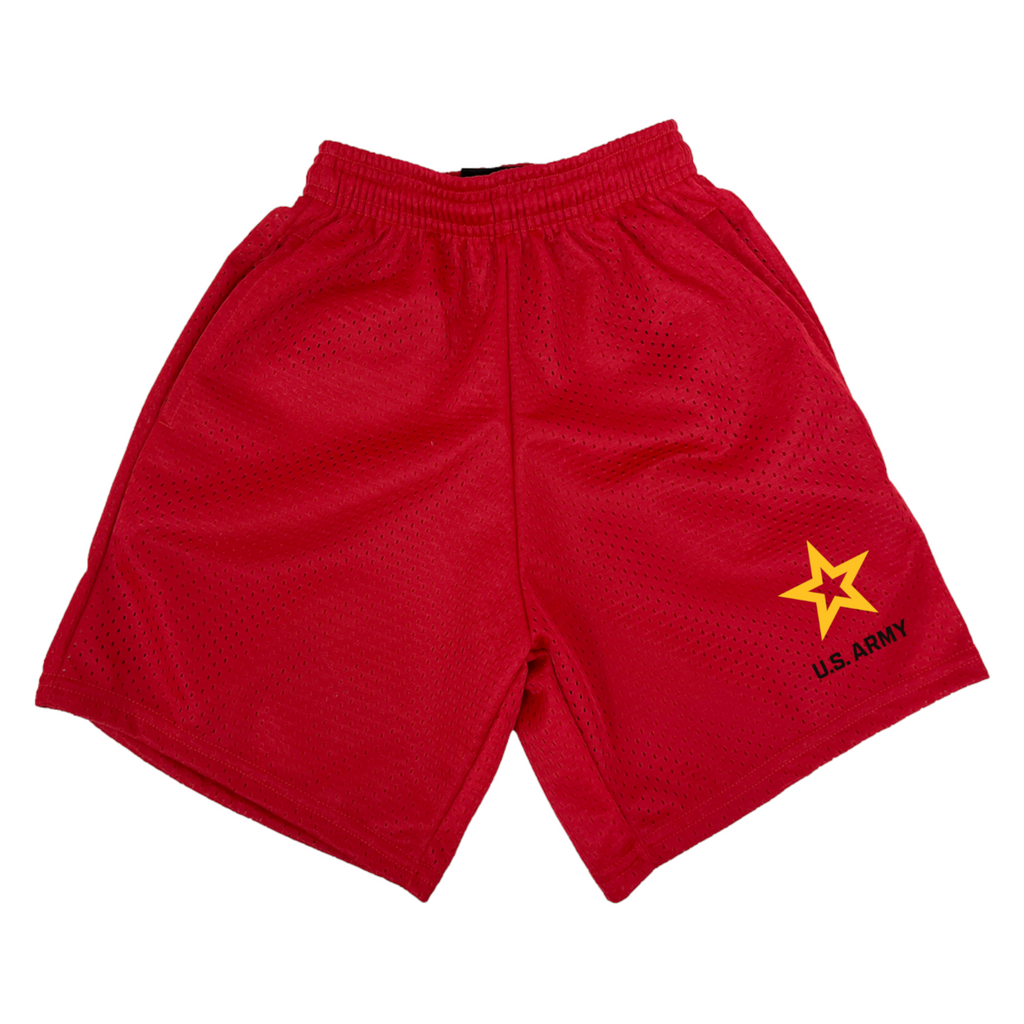 Army Star Youth Mesh Short