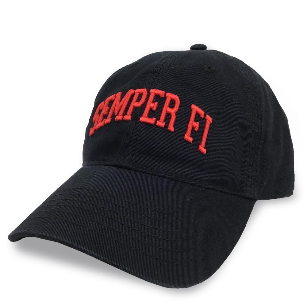 SEMPER FI TWILL HAT (BLACK) 2