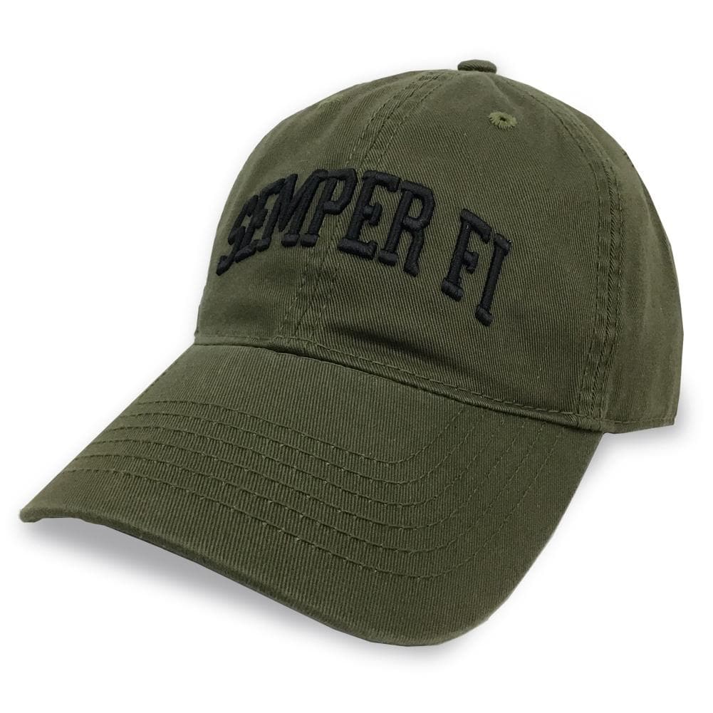 SEMPER FI TWILL HAT (OLIVE) 2