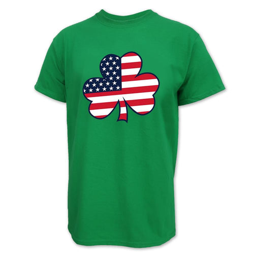 SHAMROCK USA FLAG T-SHIRT (GREEN)