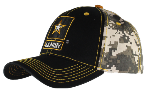 Army Star Camo Back Hat