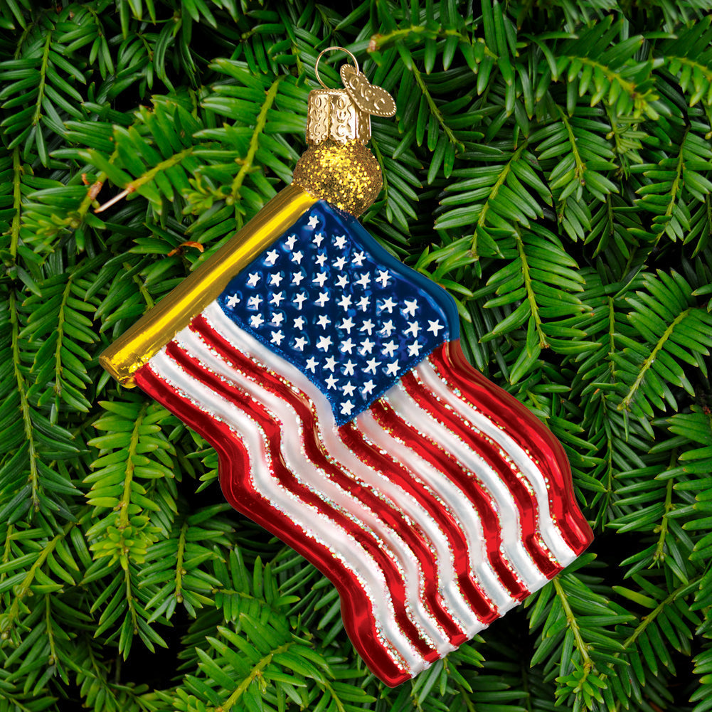 STAR SPANGLED BANNER ORNAMENT 1