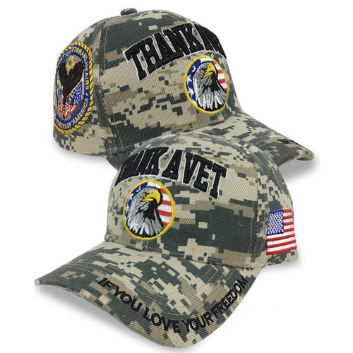 THANK A VET DIGITAL CAMO HAT (CAMO) 5