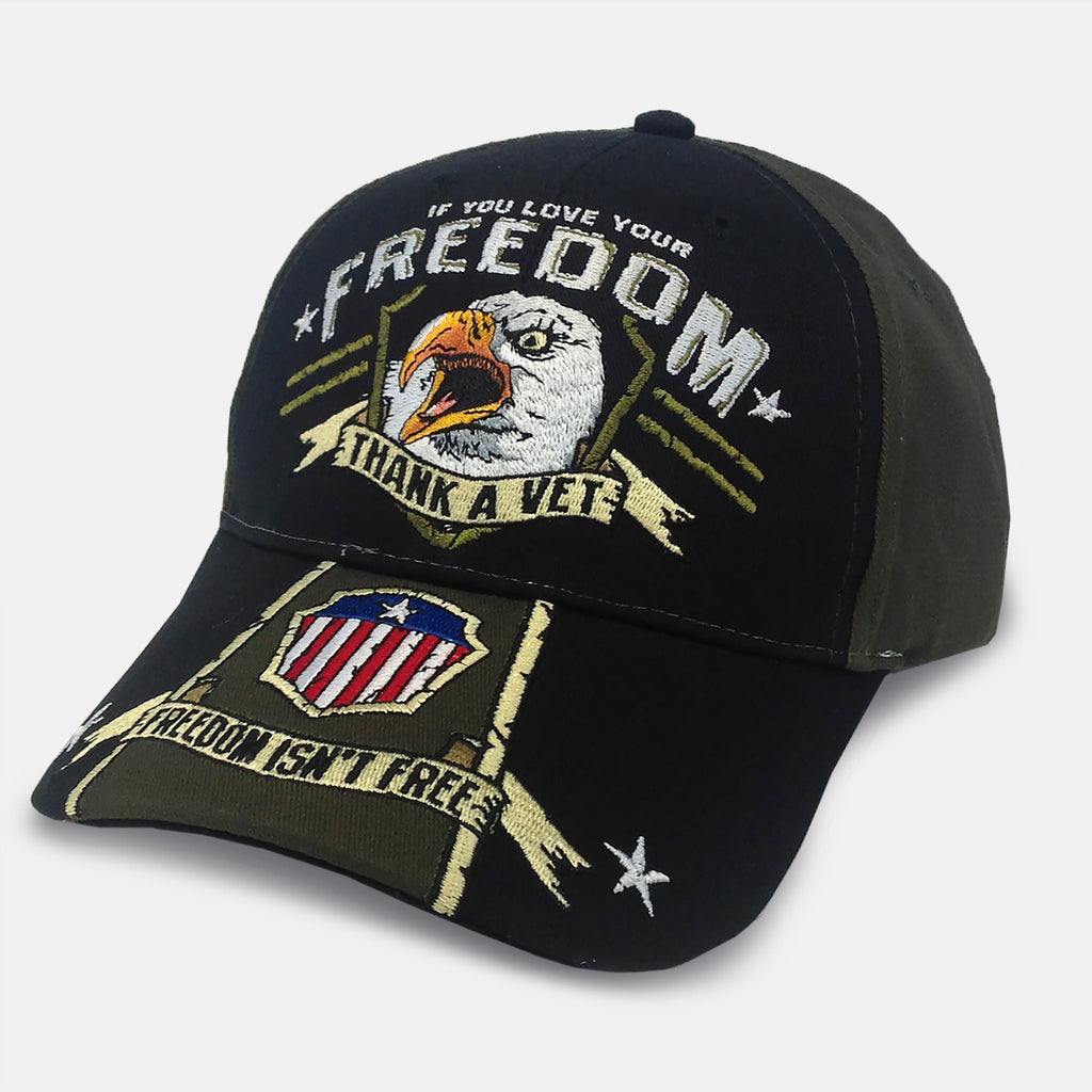 THANK A VET SCREAMING EAGLE CAP 4