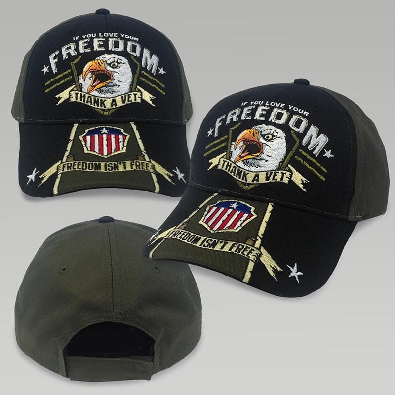 THANK A VET SCREAMING EAGLE CAP 3