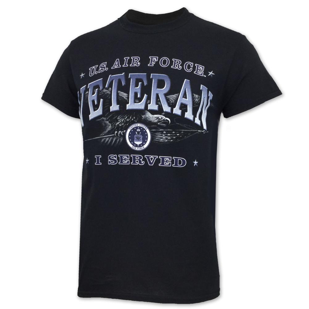 U.S. AIR FORCE VETERAN I SERVED T-SHIRT (BLACK) 2