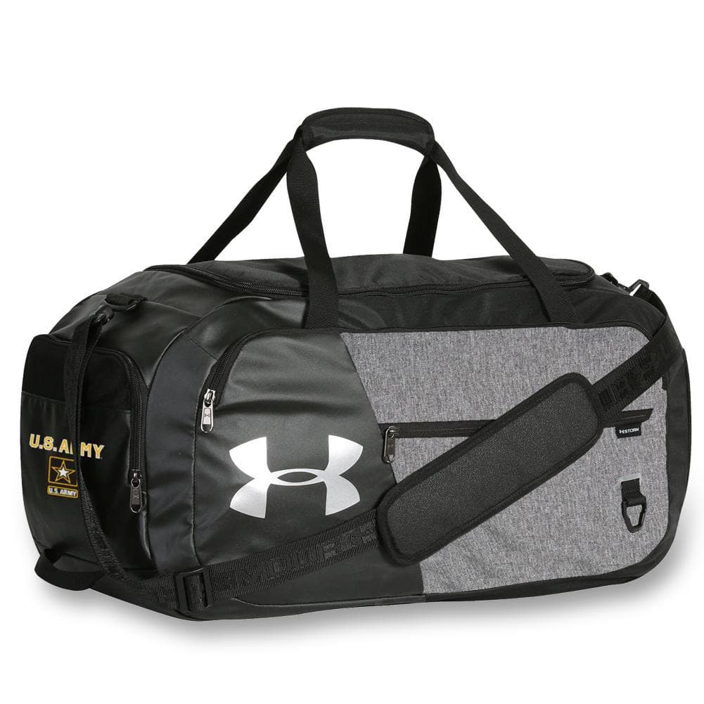 U.S ARMY STAR UNDER ARMOUR UNDENIABLE MD DUFFLE (GREY)