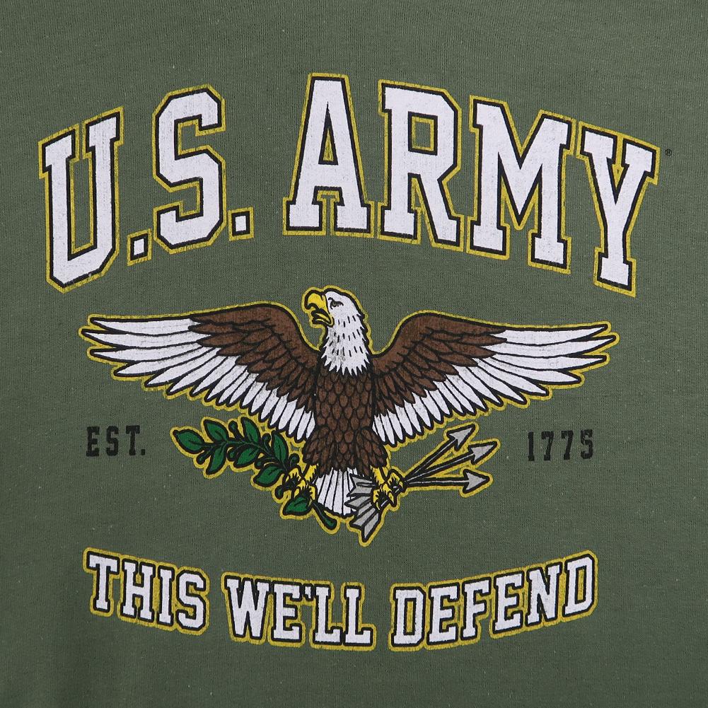 U.S. ARMY THIS WE'LL DEFEND HOOD (OD GREEN)