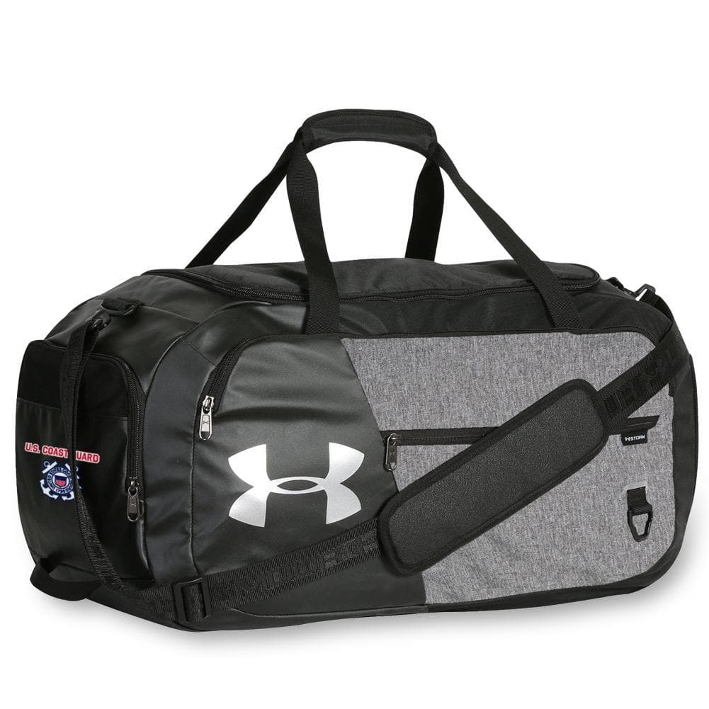 U.S. COAST GUARD SEAL UNDER ARMOUR UNDENIABLE MD DUFFLE (GREY)