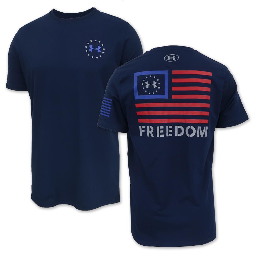 UNDER ARMOUR FREEDOM BANNER T-SHIRT (NAVY) 3