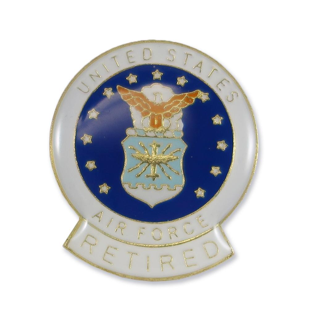 UNITED STATES AIR FORCE RETIRED LAPEL PIN 1