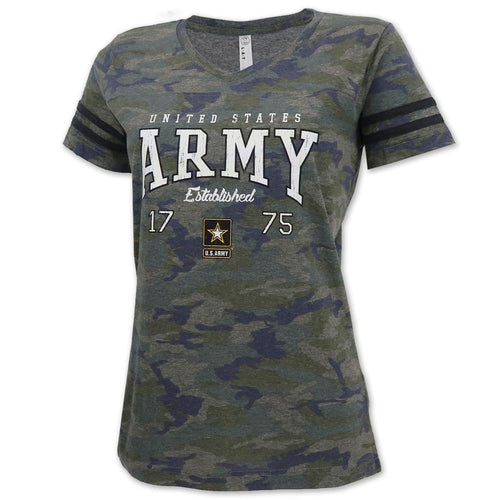 UNITED STATES ARMY LADIES CAMO T-SHIRT 1