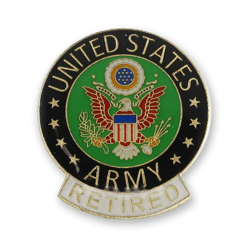 UNITED STATES ARMY RETIRED LAPEL PIN 2