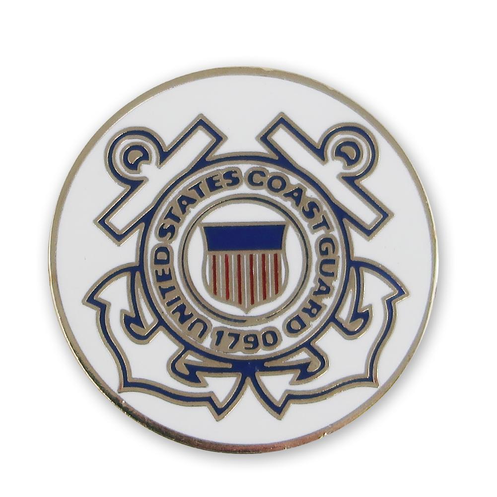 UNITED STATES COAST GUARD CIRCLE SEAL LAPEL PIN