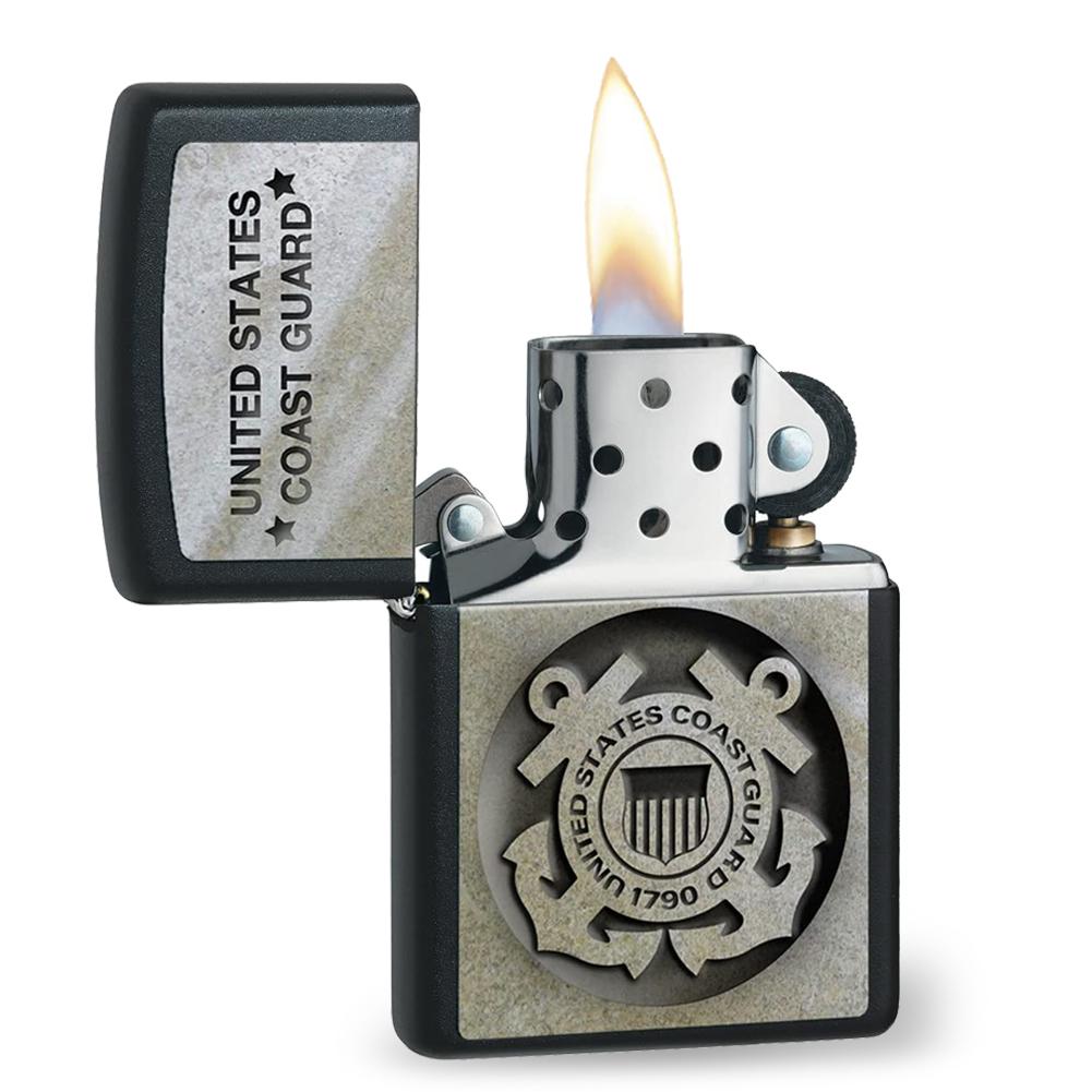 UNITED STATES COAST GUARD SEAL ZIPPO LIGHTER