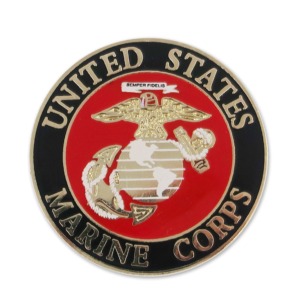 UNITED STATES MARINE CORPS CIRCLE SEAL LAPEL PIN