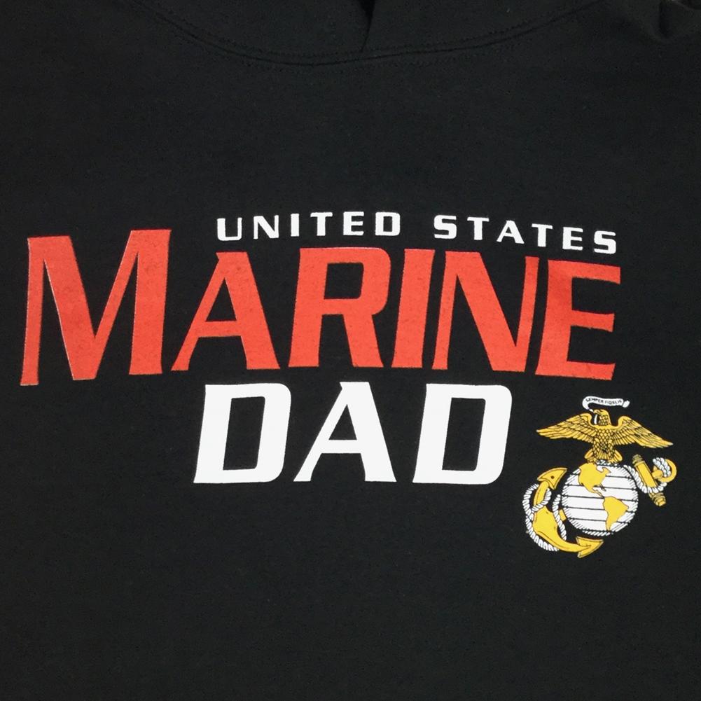 UNITED STATES MARINE DAD HOOD (BLACK) 1