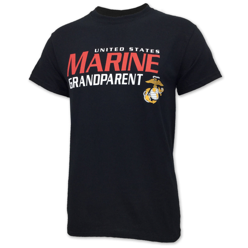 UNITED STATES MARINE GRANDPARENT T-SHIRT (BLACK) 2