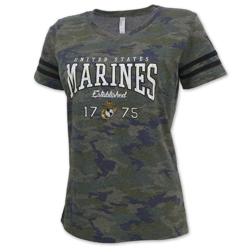 UNITED STATES MARINES LADIES CAMO T-SHIRT 1