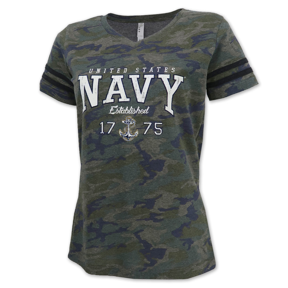 UNITED STATES NAVY LADIES CAMO T-SHIRT 1