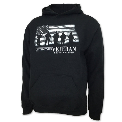 UNITED STATES VETERAN PROUDLY SERVED HOOD (BLACK) 1