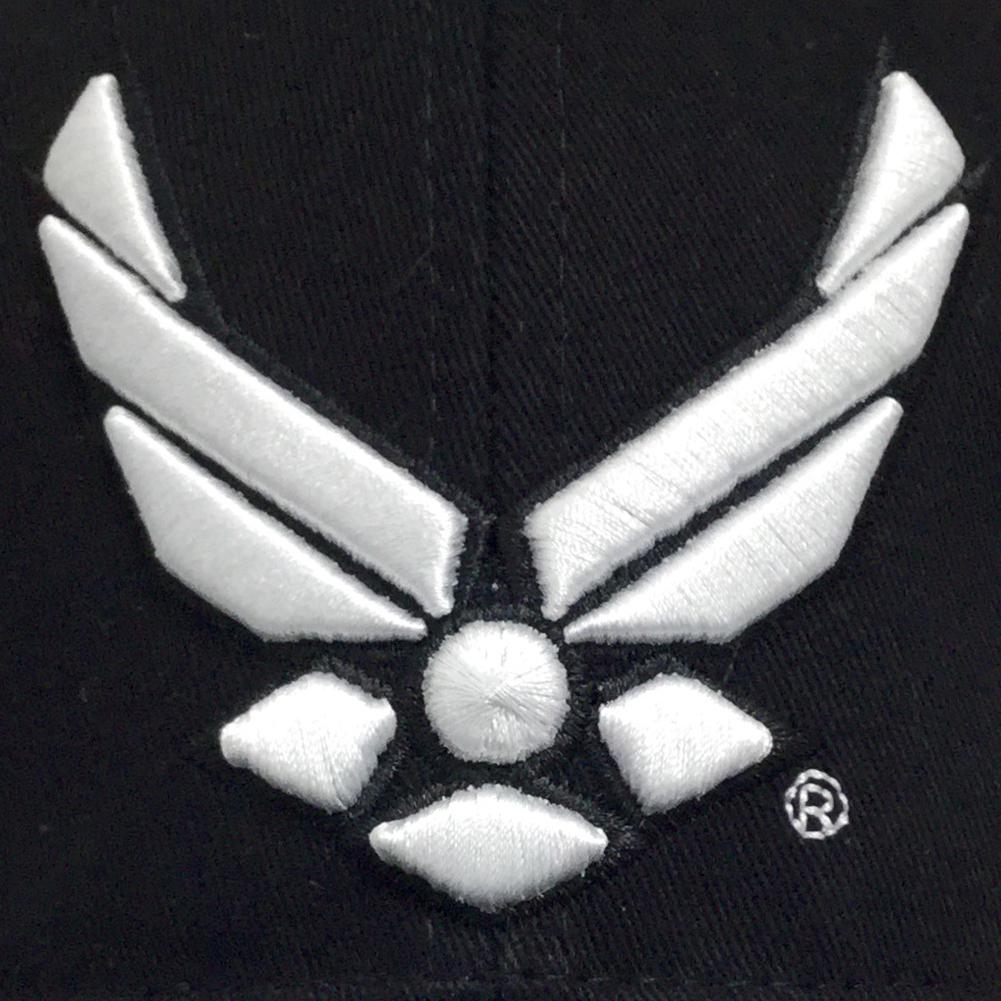 US AIRFORCE 3D HAT BLACK 2