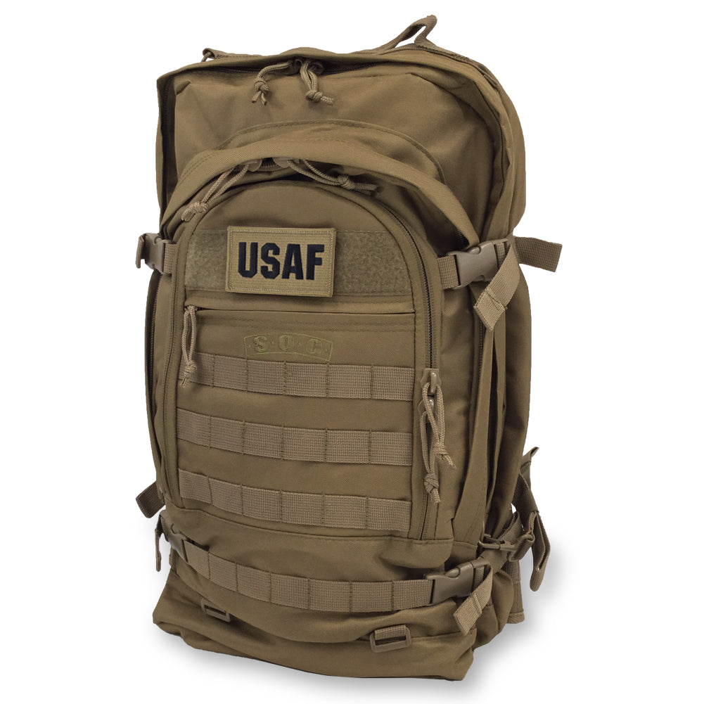 USAF S.O.C. BUGOUT BAG (COYOTE BROWN)