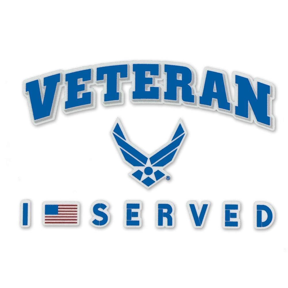 USAF VETERAN I SERVED DECAL