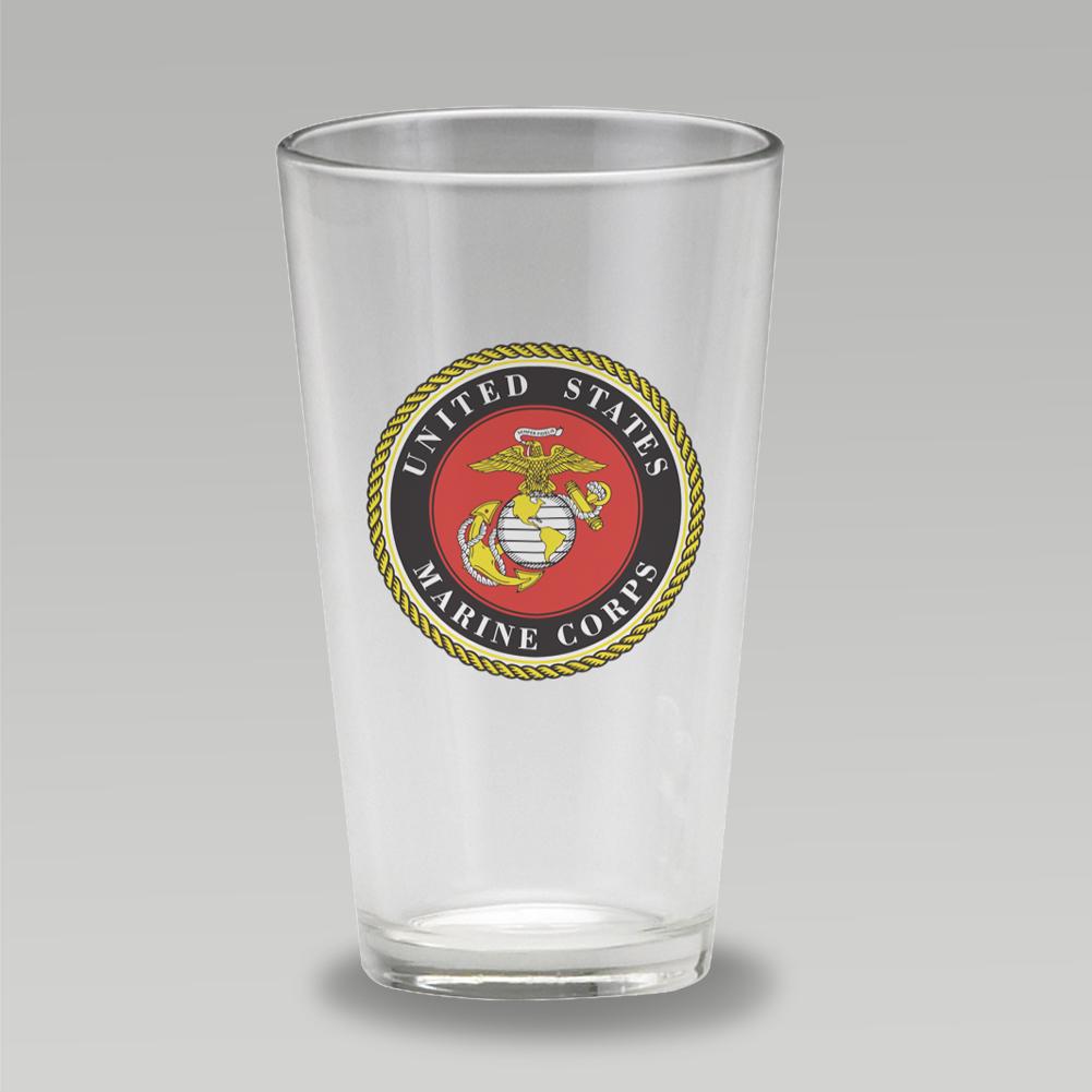 USMC 16OZ GLASS