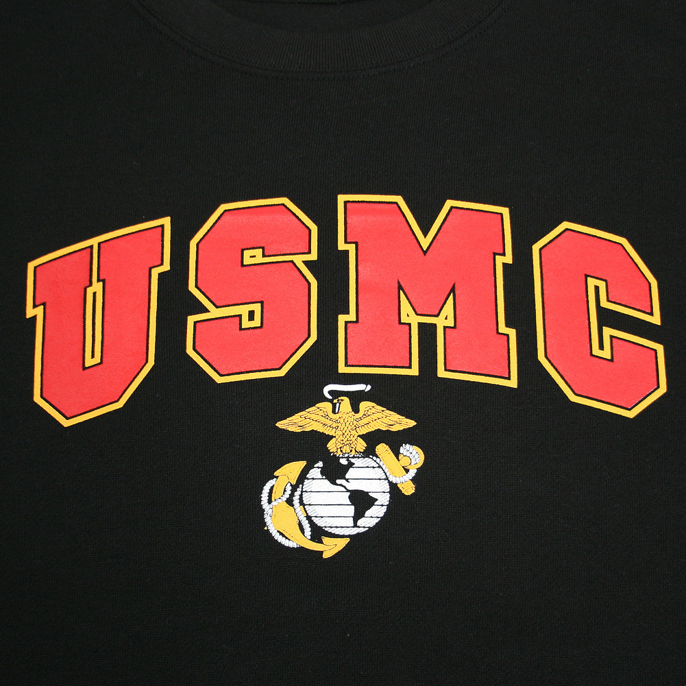 USMC ARCH EGA CREWNECK (BLACK) 2