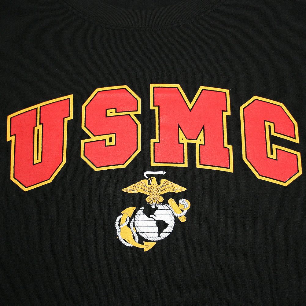 USMC ARCH EGA T-SHIRT (BLACK) 1