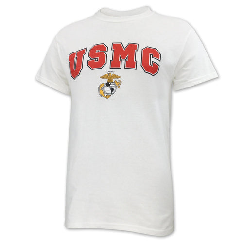 USMC ARCH EGA T-SHIRT (WHITE) 2