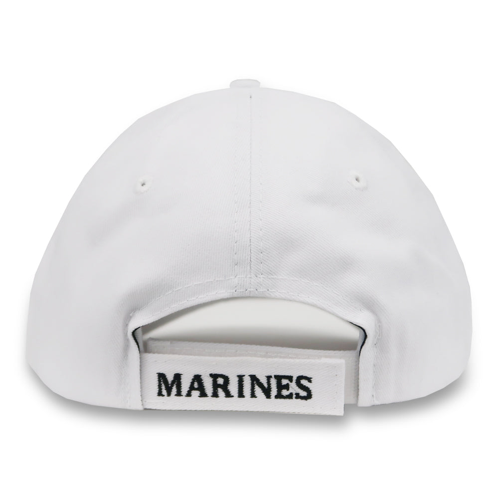 USMC EAGLE GLOBE AND ANCHOR HAT (WHITE)