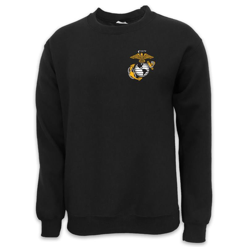 USMC EGA LOGO CREWNECK (BLACK)