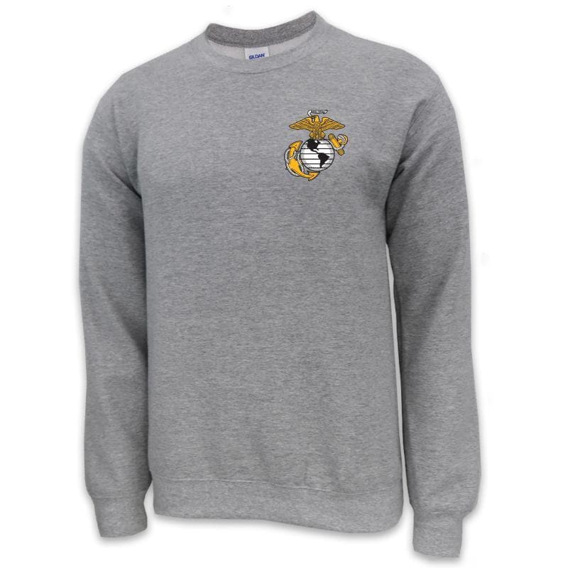 USMC EGA LOGO CREWNECK (GREY)