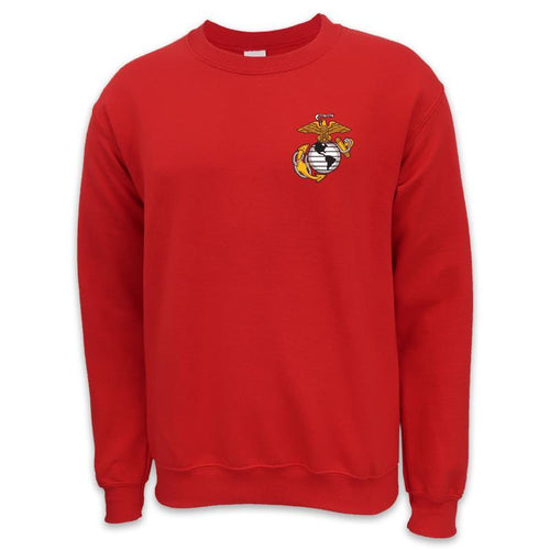 USMC EGA LOGO CREWNECK (RED)