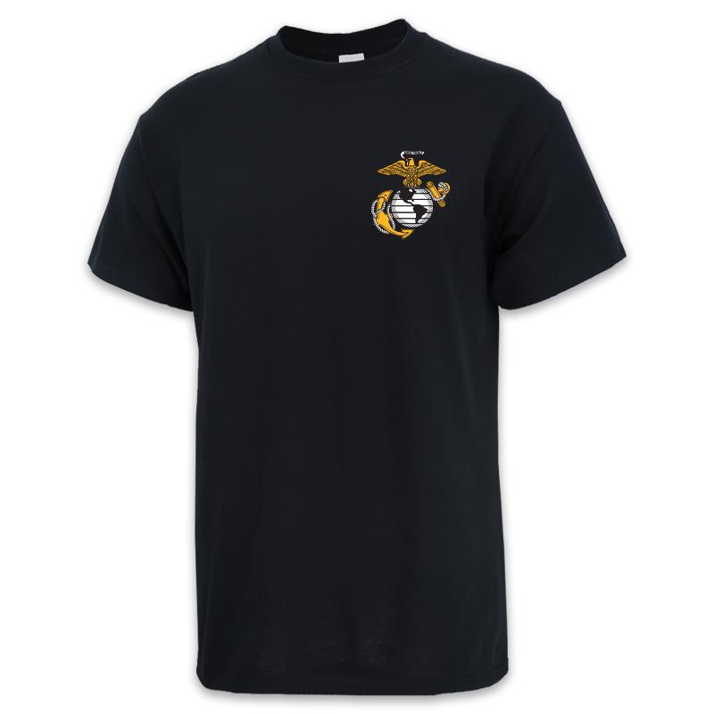 USMC EGA LOGO T-SHIRT (BLACK)