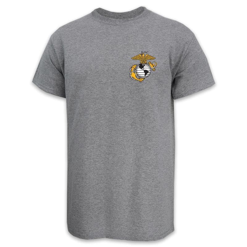 USMC EGA LOGO T-SHIRT (GREY)