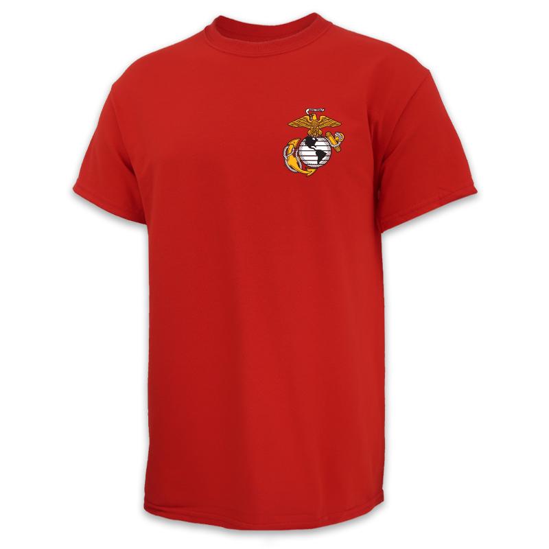 USMC EGA LOGO T-SHIRT (RED)