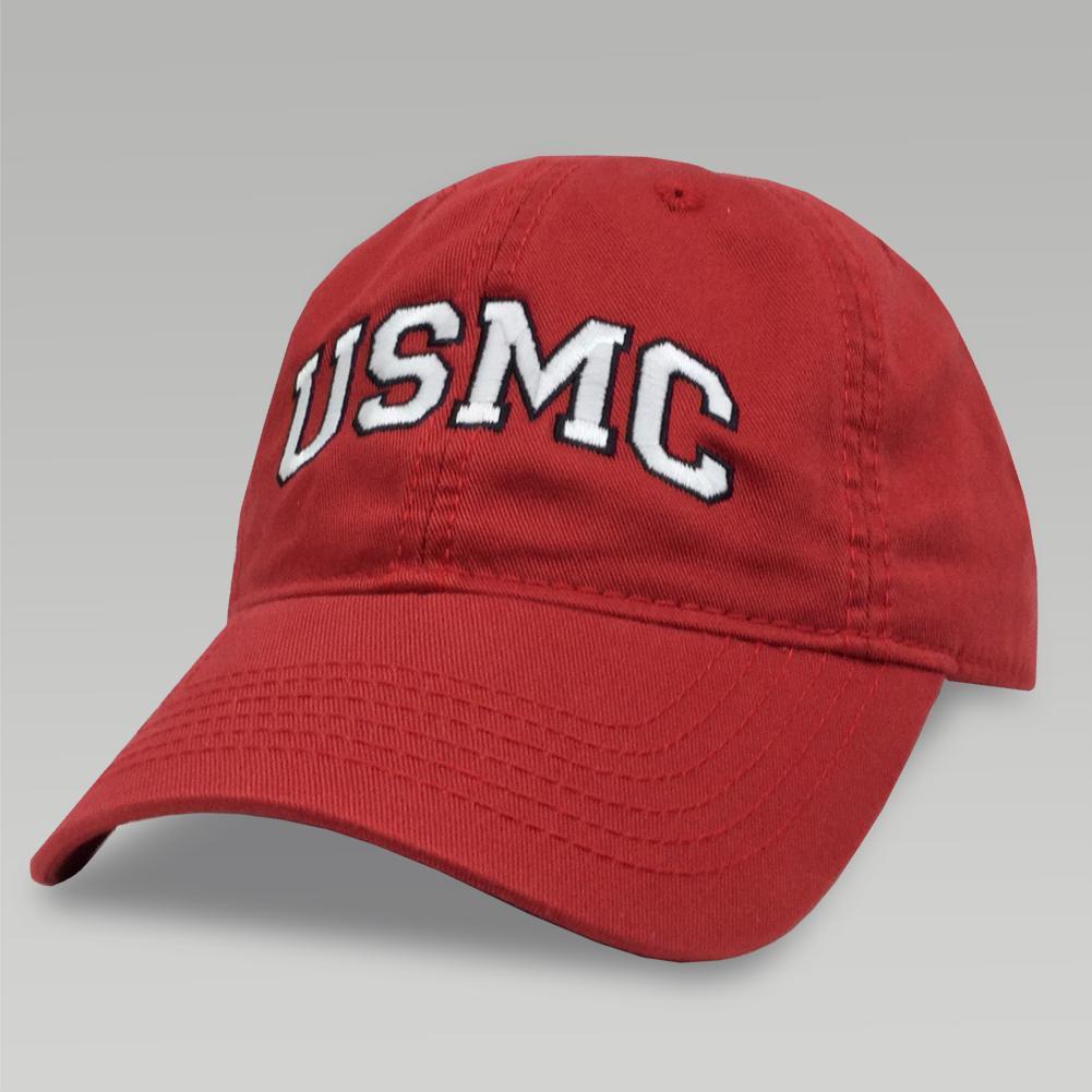 USMC LADIES ARCH HAT (RED)