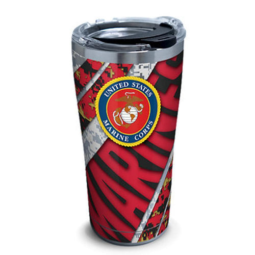 USMC TERVIS 20OZ STAINLESS STEEL TUMBLER