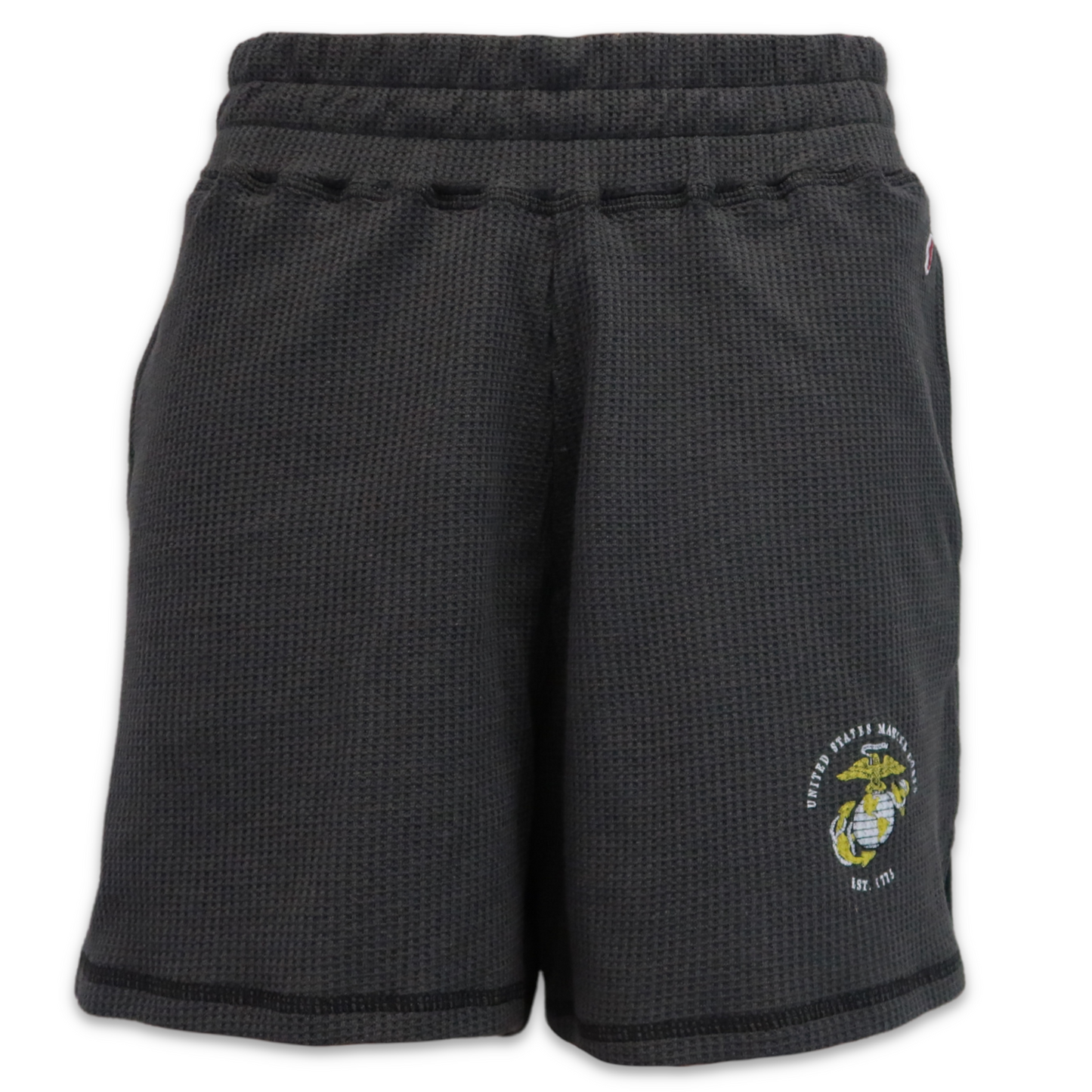 Marines Ladies Waffle Short (Graphite)