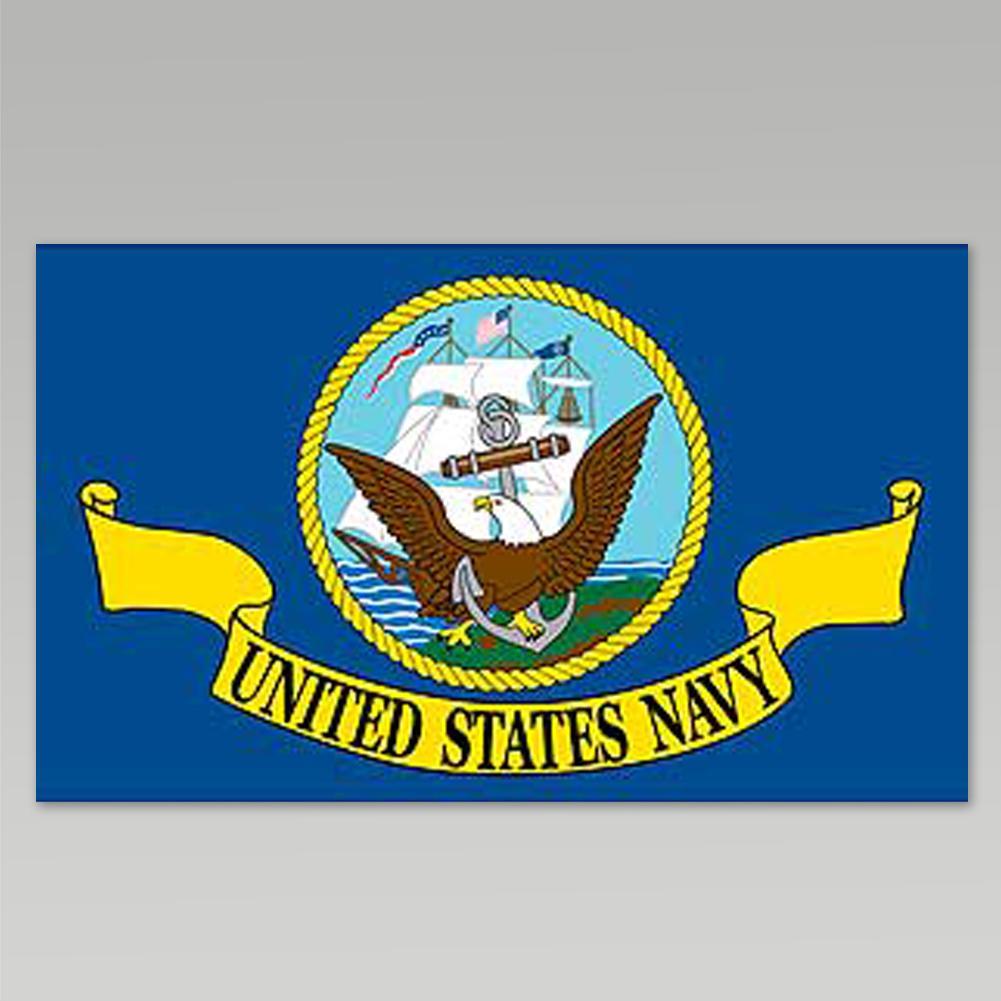 USN LOGO FLAG