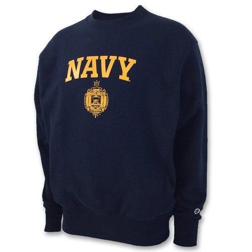 USNA ISSUE CHAMPION REVERSE WEAVE CREWNECK (NAVY) 2