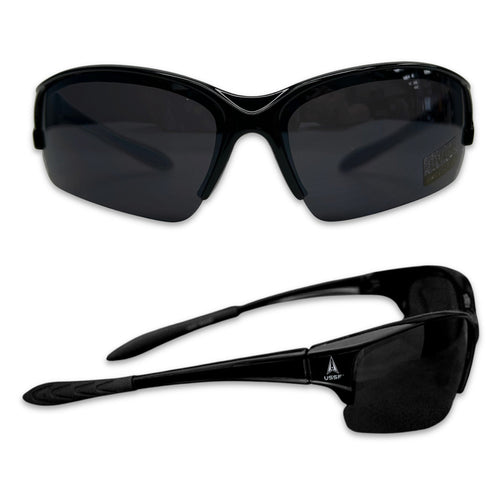 U.S. Space Force Rimless Sports Sunglasses (Black)